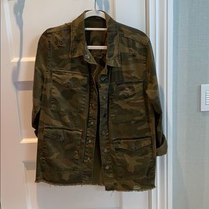 camouflage green jacket
